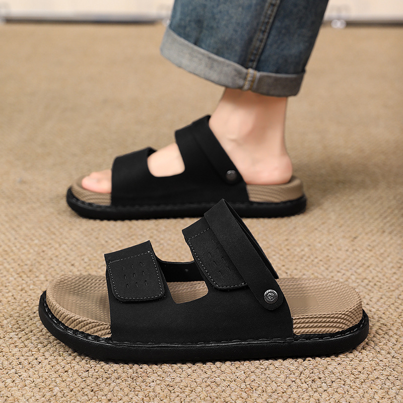 Șlizi pentru bărbați tip slide, vară 2023, stil casual, partea superioară EVA, talpă EVA, design Slip-on