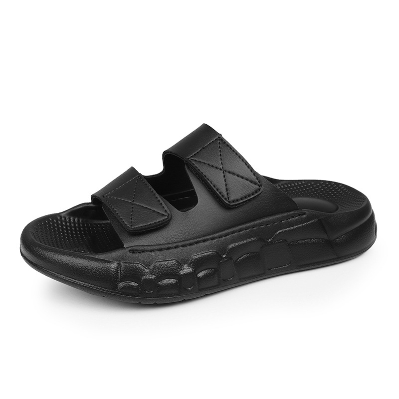 Muške papuče Slip-On, gornji dio od sintetičke kože, EVA đon, debeli đon, jednostavan dizajn