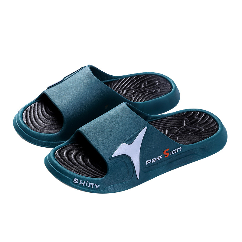 Lettuce férfi nyári papucs, PVC felső és talp, injekciós technológia, egy darabból formázott szerkezet, nyitott lábujj, kreatív trend stílus