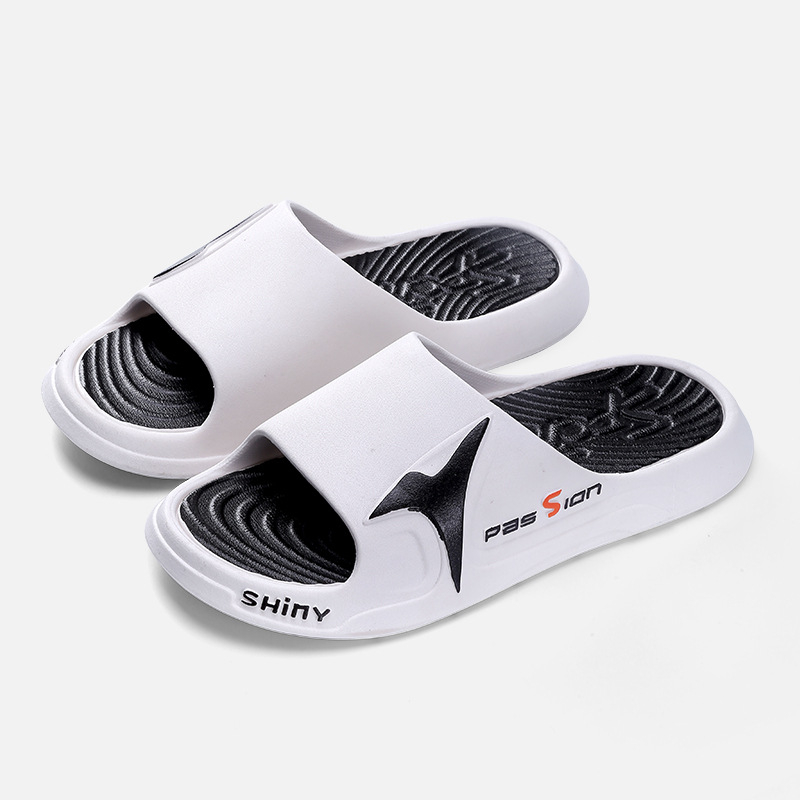 Lettuce férfi nyári papucs, PVC felső és talp, injekciós technológia, egy darabból formázott szerkezet, nyitott lábujj, kreatív trend stílus