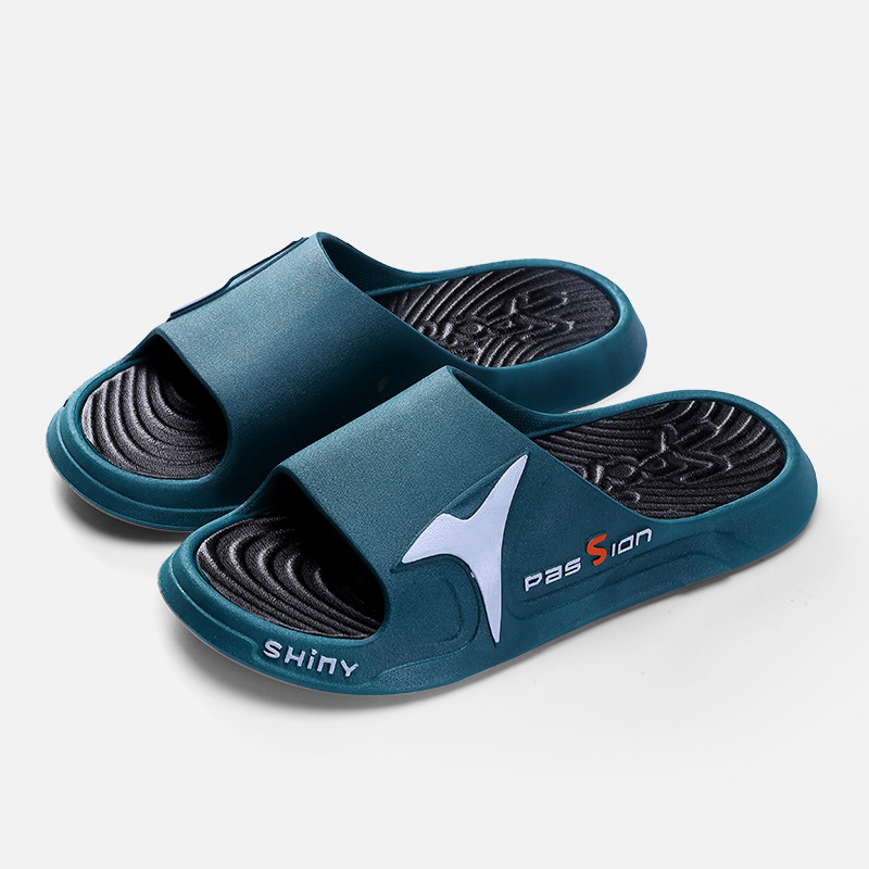 Lettuce férfi nyári papucs, PVC felső és talp, injekciós technológia, egy darabból formázott szerkezet, nyitott lábujj, kreatív trend stílus