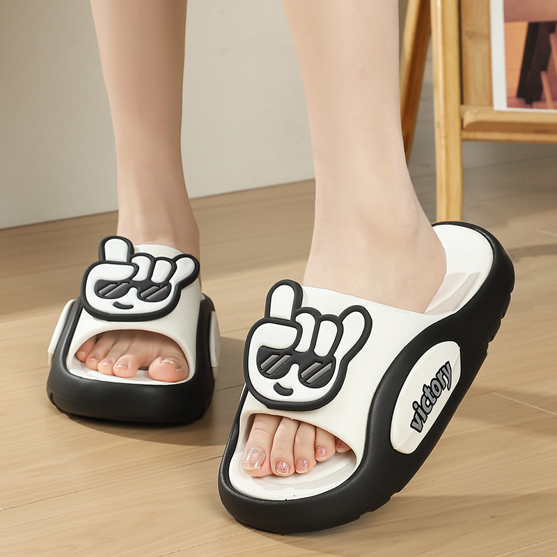 Férfi papucs, koreai stílusú, vastag talpú, csúszásmentes, EVA felső és EVA talp, 2025 tavasz