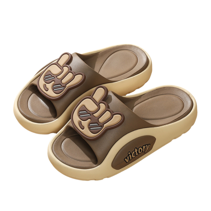 Férfi papucs, koreai stílusú, vastag talpú, csúszásmentes, EVA felső és EVA talp, 2025 tavasz