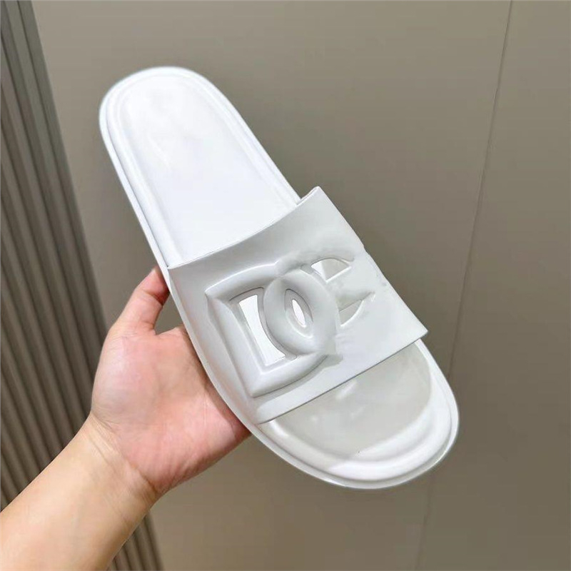 Șlapi unisex din piele de vită, talpă din cauciuc, slip-on, vară 2025