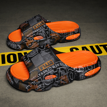 Papuci unisex EVA cu talpă groasă, tehnologie de injecție, stil tineret