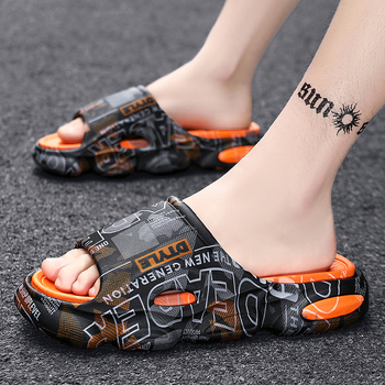 Papuci unisex EVA cu talpă groasă, tehnologie de injecție, stil tineret