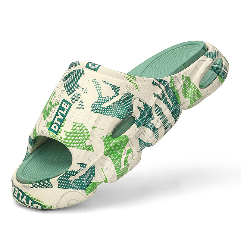 Papuci unisex EVA cu talpă groasă, tehnologie de injecție, stil tineret