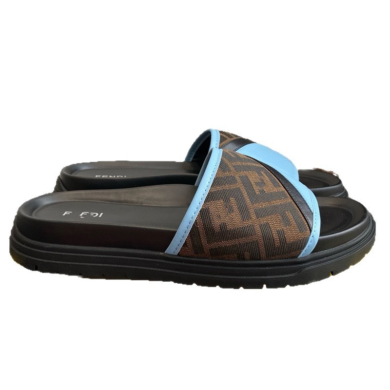 Slapi de bărbați din piele naturală, talpă din cauciuc, slip-on, stil de relaxare, vara 2025