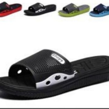 Férfi flip-flop papucs – Casual stílus, műanyag felső rész, gumi talp, varrott konstrukció, felnőtt, 2024 tavasz