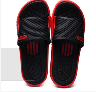 Férfi flip-flop papucs – Casual stílus, műanyag felső rész, gumi talp, varrott konstrukció, felnőtt, 2024 tavasz