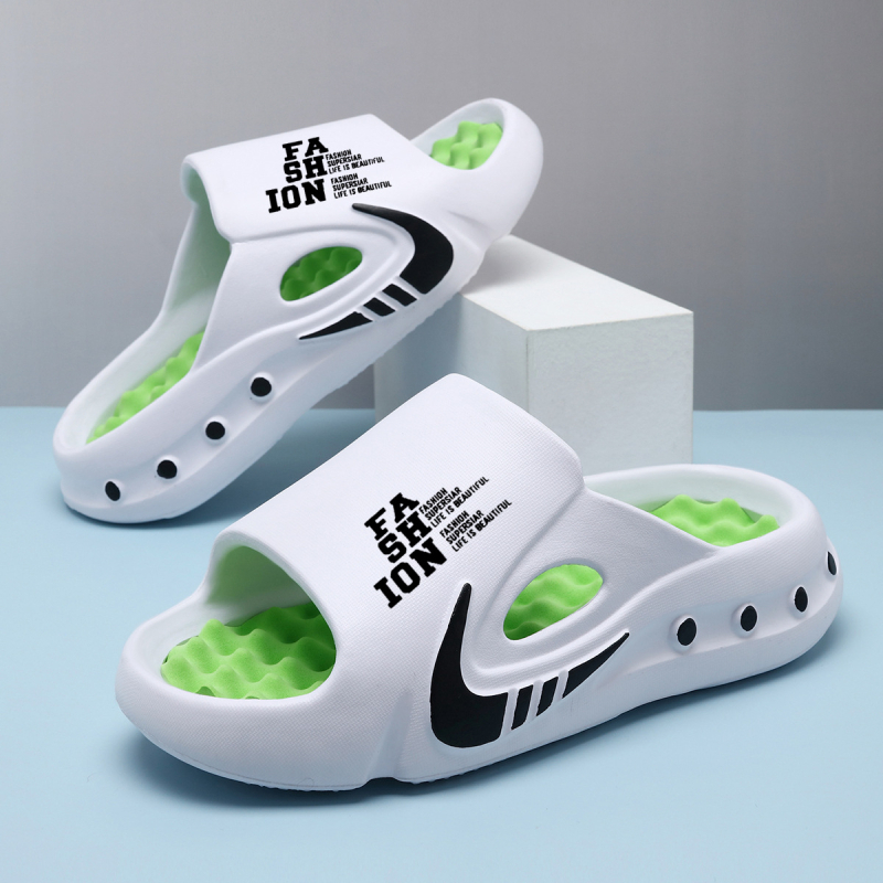 Junbao flip-flops, unisex, EVA suprafață și EVA talpă, stil sport, închidere pull-on, talpă turnată prin injecție, turnare într-o singură piesă