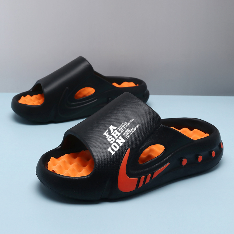 Junbao flip-flops, unisex, EVA suprafață și EVA talpă, stil sport, închidere pull-on, talpă turnată prin injecție, turnare într-o singură piesă