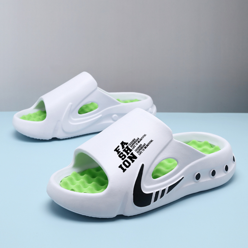 Junbao flip-flops, unisex, EVA suprafață și EVA talpă, stil sport, închidere pull-on, talpă turnată prin injecție, turnare într-o singură piesă