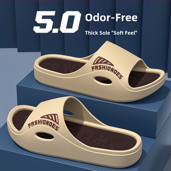 Papuci de bărbați cu partea superioară din PVC, talpă PVC, talpă moale, stil sport, interior și exterior