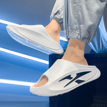 Meeste EVA flip-flopid, EVA ülaosa ja EVA tallaga, injekteeritud tald, libisemiskindlad, suvi 2024, nooruslik stiil