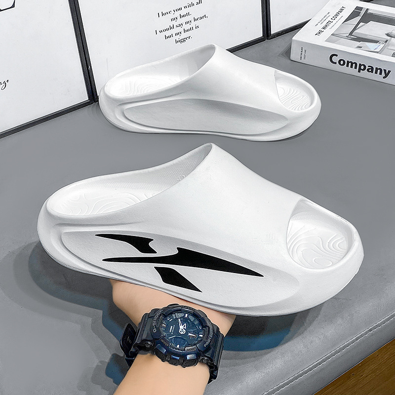 Meeste EVA flip-flopid, EVA ülaosa ja EVA tallaga, injekteeritud tald, libisemiskindlad, suvi 2024, nooruslik stiil