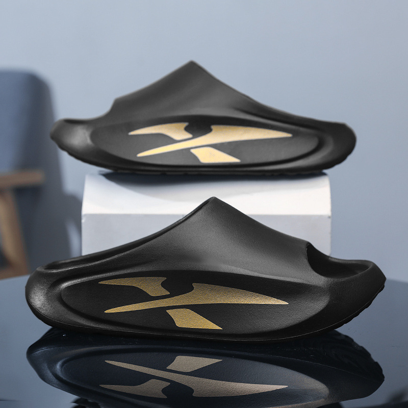 Meeste EVA flip-flopid, EVA ülaosa ja EVA tallaga, injekteeritud tald, libisemiskindlad, suvi 2024, nooruslik stiil