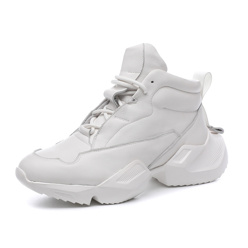 Ghete Martin pentru bărbați, partea superioară din piele naturală, talpă din cauciuc, vârf rotund, toc mic (1–3 cm), căptușeală din piele de porc