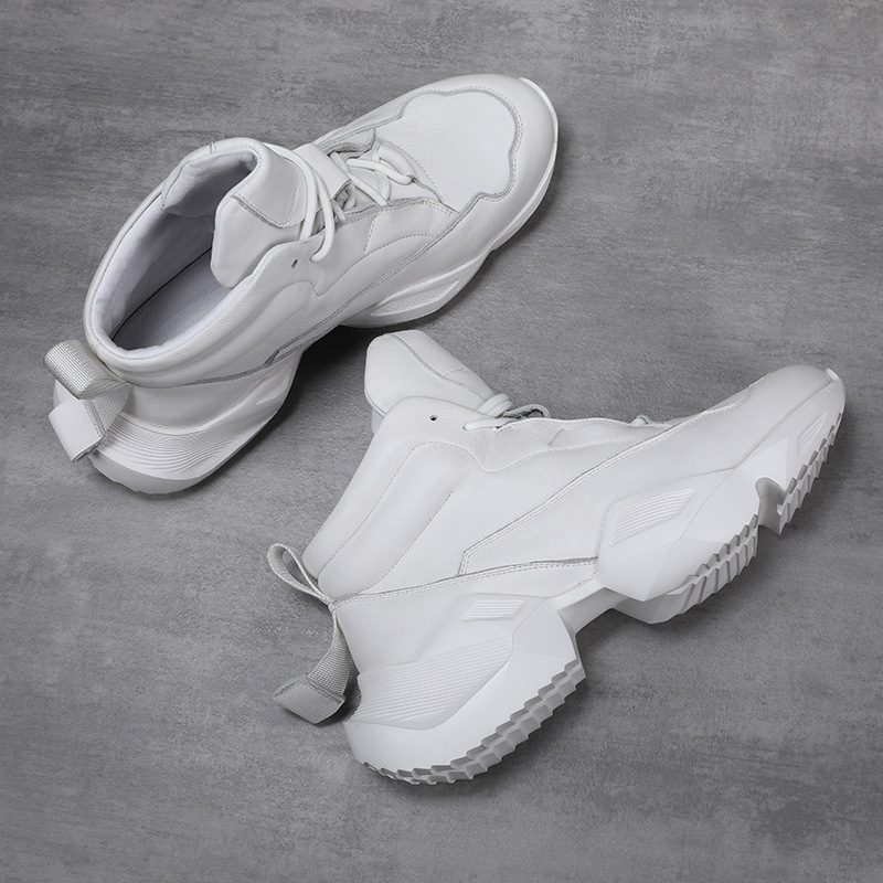 Ghete Martin pentru bărbați, partea superioară din piele naturală, talpă din cauciuc, vârf rotund, toc mic (1–3 cm), căptușeală din piele de porc