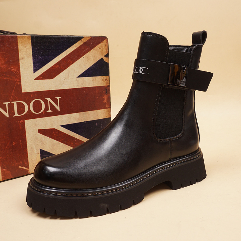 Ghete Martin pentru bărbați, partea superioară din plasă, talpă din cauciuc, toc platformă 3–5 cm, închidere cu șireturi în față