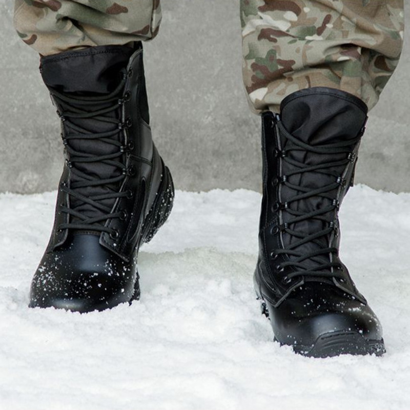 Ghete tactice unisex, înalte, cu partea superioară din plasă respirabilă, branț EVA, talpă antiderapantă