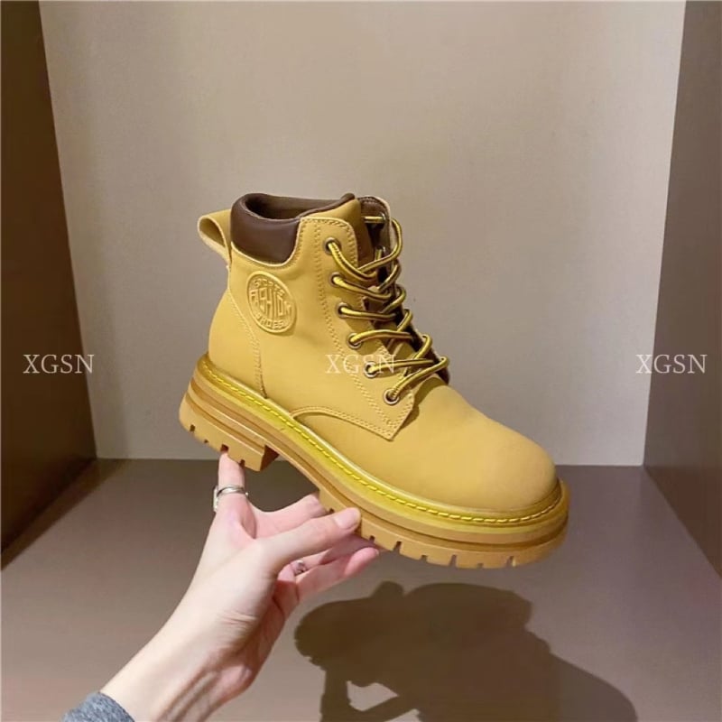 Ghete Martin din piele naturală, pentru bărbați, stil coreean