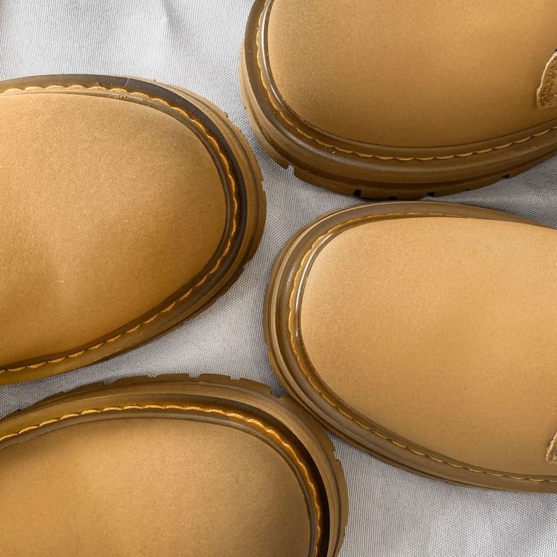 Ghete Martin din piele naturală, pentru bărbați, stil coreean