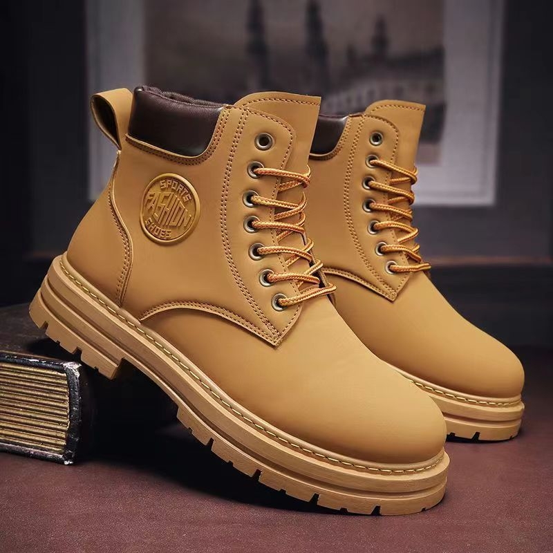 Unisex Martin čizme, srednje visine, debela potplata, britanski stil