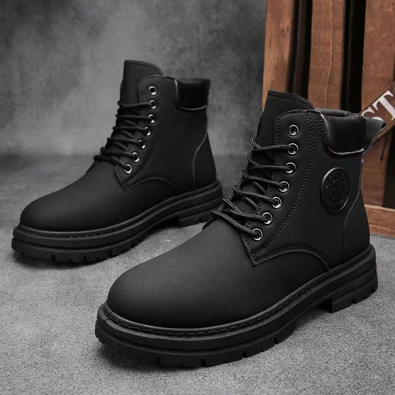 Unisex Martin čizme, srednje visine, debela potplata, britanski stil