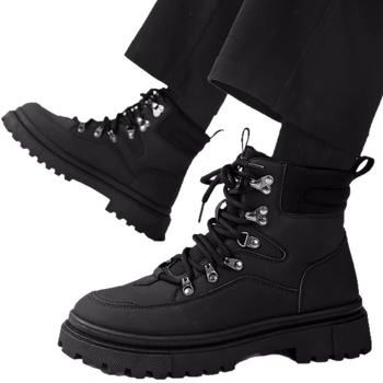 Muške Martinske čizme – vodootporne, protiv klizanja, otporne na habanje, debeli potplat, prednje vezivanje