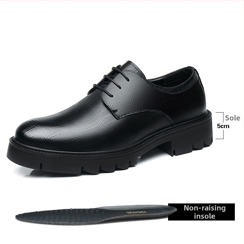 Pánske topánky na business štýl s vrchným materiálom z recyklovanej kože a gumovou podrážkou, protišmykové, na denné nosenie