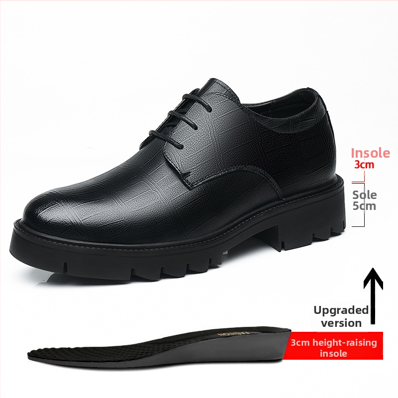 Pánske topánky na business štýl s vrchným materiálom z recyklovanej kože a gumovou podrážkou, protišmykové, na denné nosenie