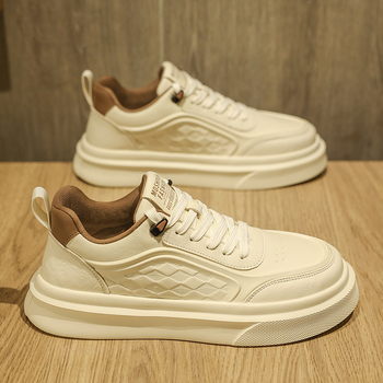 Muške tenisice Board Shoes - PU gornji dio, debela potplata 3–5 cm, prozračni unutarnji sloj, casual sportske tenisice