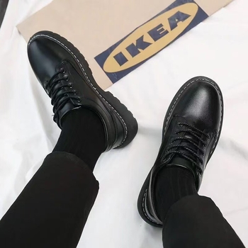 Muške loaferice, gornji dio od Super Fiber, okrugli vrh prsta, vezanje šnura, ravna peta, PU ulošak