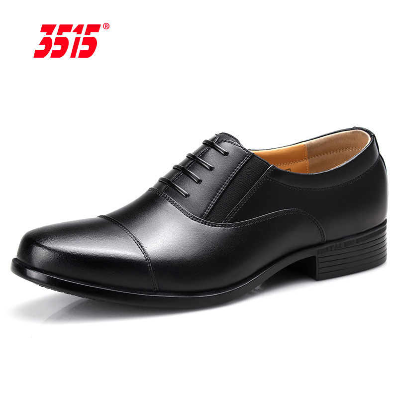 Muške cipele za odijelo od Ultrafilm kože, gumeni potplat, zaobljena nos, visoki gornji dio, prozračné i otporne na habanje.