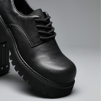 Pánske Derby topánky z kože prvej vrstvy, podrážka z peny gumy, okrúhla špička, 3–5 cm päta, nízky profil, kožené pracovné topánky na bežné nosenie