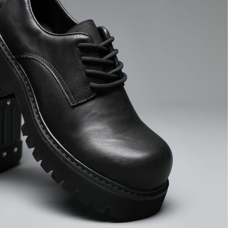 Pánske Derby topánky z kože prvej vrstvy, podrážka z peny gumy, okrúhla špička, 3–5 cm päta, nízky profil, kožené pracovné topánky na bežné nosenie