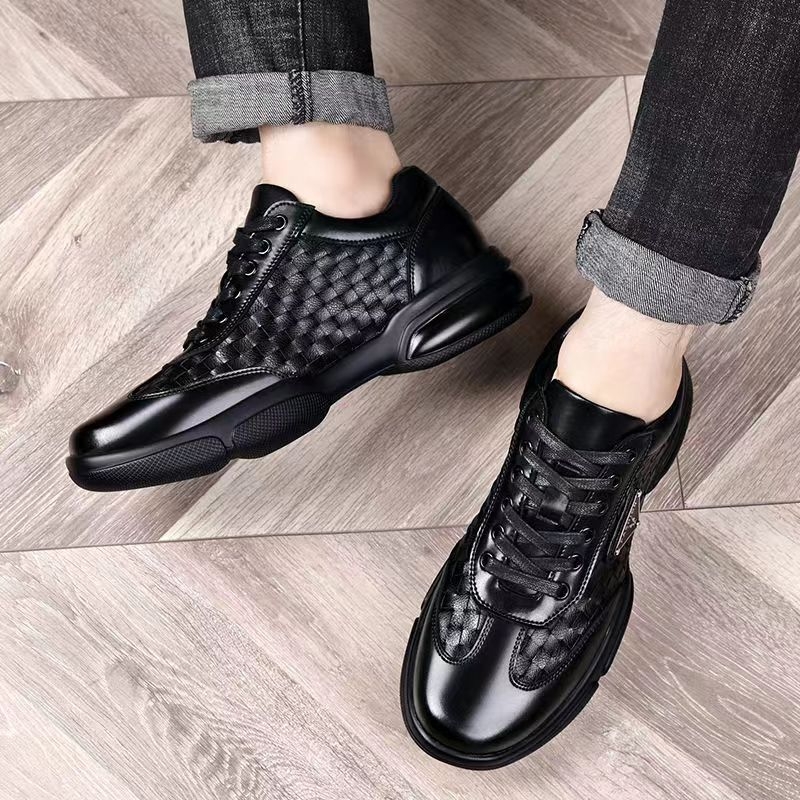 Muške loafersice - minimalistička umjetna koža, okrugli vrh, niski potplat 1-3 cm, proljeće-jesen