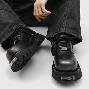 Pánske Derby topánky, okrúhla špička, vrchná časť: Super Fiber, gumová podrážka, PU vložka