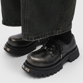 Pánske Derby topánky, okrúhla špička, vrchná časť: Super Fiber, gumová podrážka, PU vložka