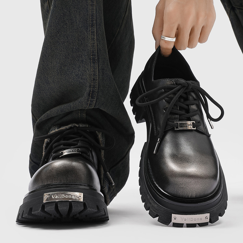 Pánske Derby topánky, okrúhla špička, vrchná časť: Super Fiber, gumová podrážka, PU vložka