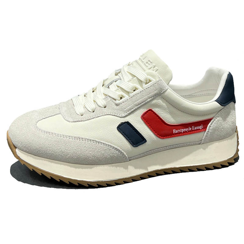 Férfi platform cipő, felsőrésze első osztályú marhabőrből, fűzős zárás, gumitalp, középmagas sarok 3-5 cm