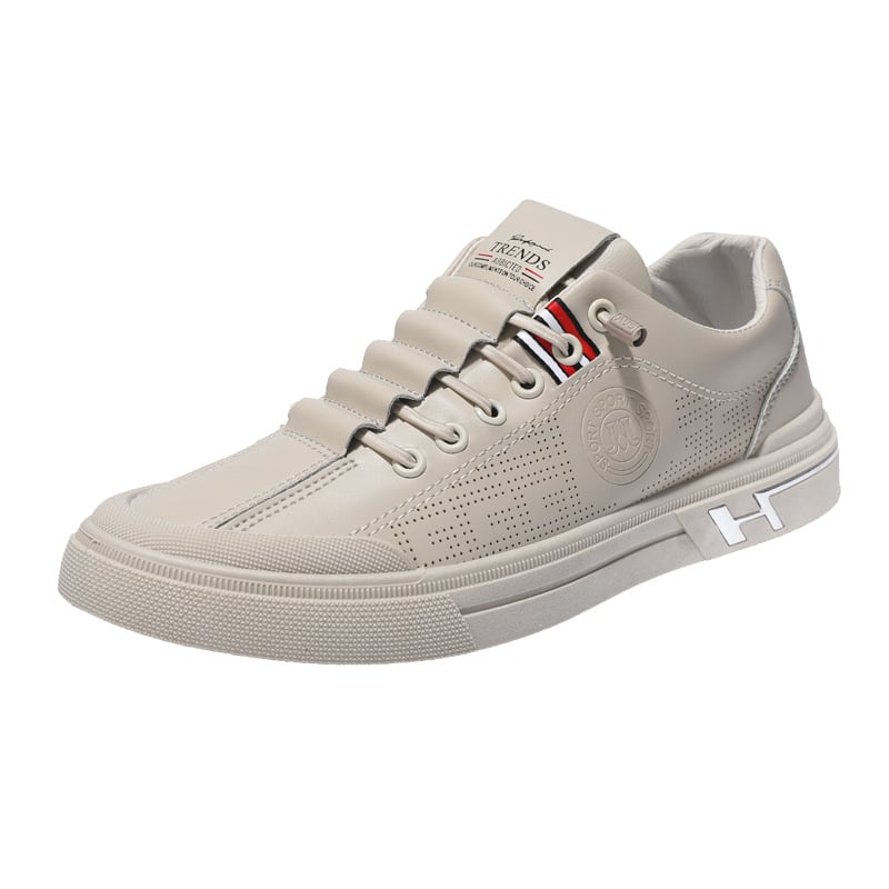 Muške slip-on casual tenisice, prozračni gornji dio od umjetne kože, gumeni potplat, niski vrh, unutarnja uložak za povećanje visine