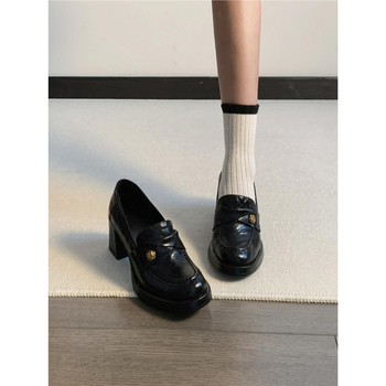 Lojfer od denima s oštrim vrhom, slip-on, ravna potpetica
