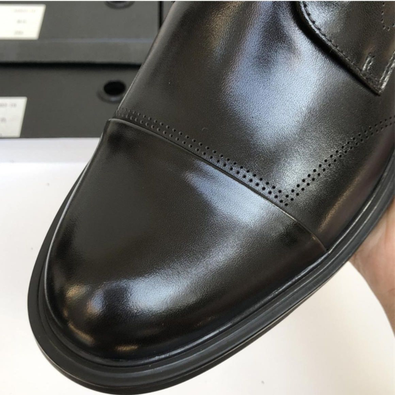 Pantofi din piele pentru bărbați, de înaltă calitate, cu trei articulații, pentru business/formal, din piele de vită, căptuți cu blană de iepure, închidere cu șiret