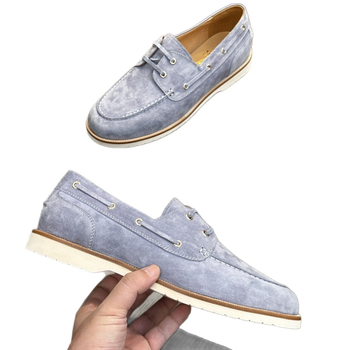 Loafers Slip-On, Platneni gornji dio, Okrugla prst, Ravna peta