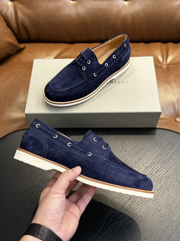 Loafers Slip-On, Platneni gornji dio, Okrugla prst, Ravna peta