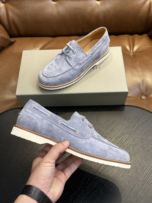 Loafers Slip-On, Platneni gornji dio, Okrugla prst, Ravna peta