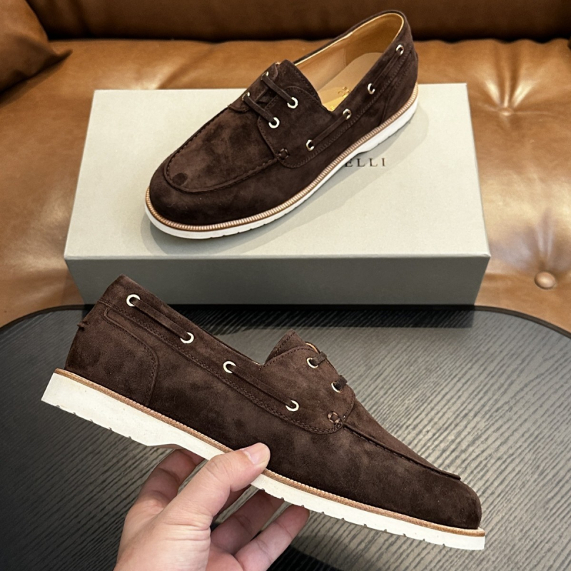Loafers Slip-On, Platneni gornji dio, Okrugla prst, Ravna peta