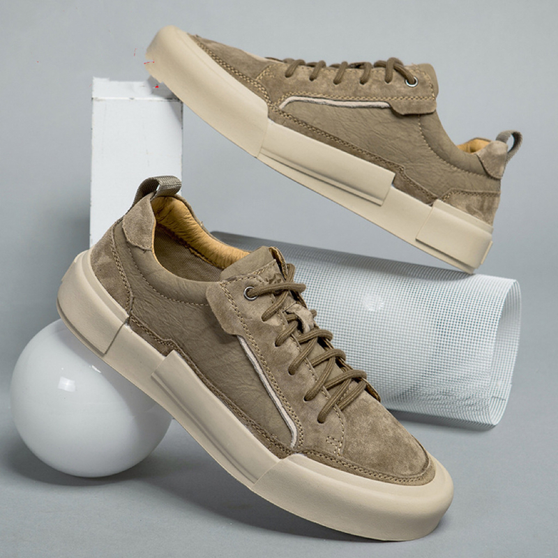 Muške kožne casual tenisice, prozračne, mladenački opušten stil